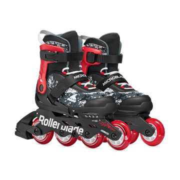 Rollerblade Microblade SL Black/Red – Pattini in Linea Junior Regolabili 33-36,5