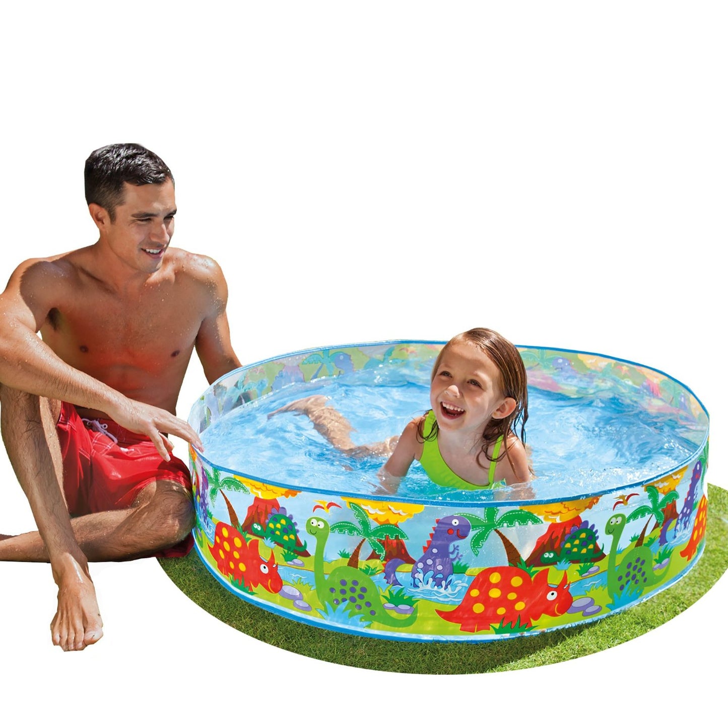 PISCINA RIGIDA ANIMALI 122X25