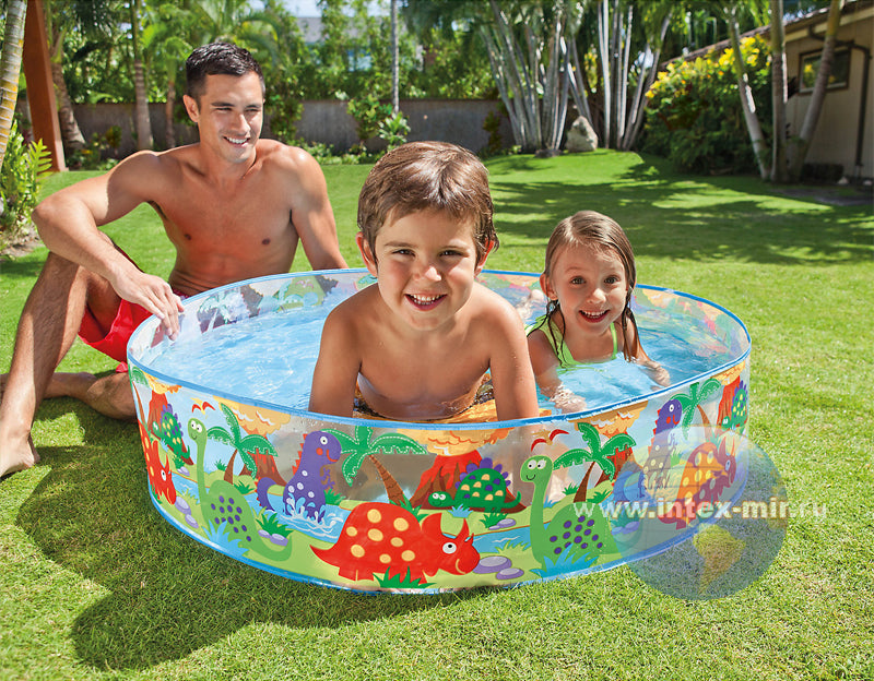 PISCINA RIGIDA ANIMALI 122X25