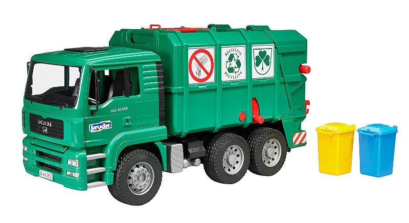 MAN TGA TRASPORTO RIFIUTI VERDE