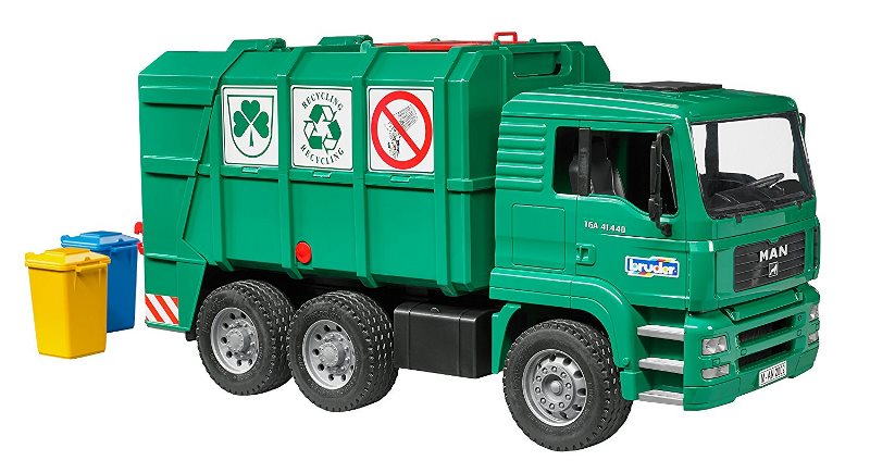 MAN TGA TRASPORTO RIFIUTI VERDE