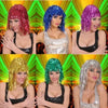 PARRUCCA DISCO ASS.6 COLORI