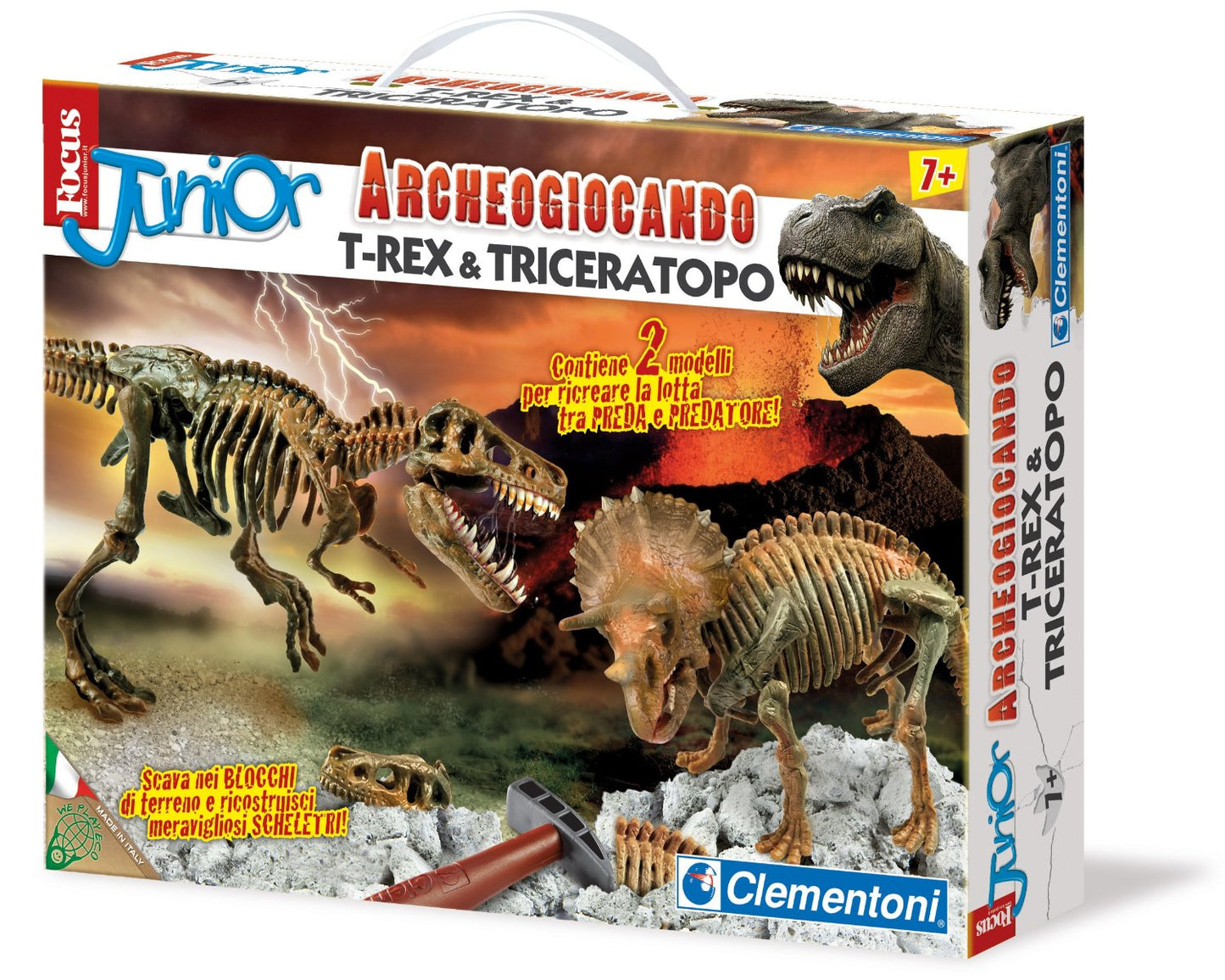 FOCUS ARCHEOGIOCANDO T-REX TRICERAT