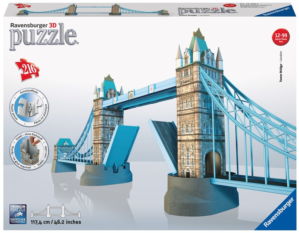PUZZLE 3D TOWER BRIDGE LONDON 216
