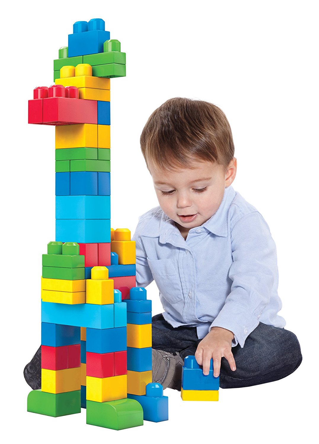 MEGA BLOKS SACCA MAXI 60PZ BLU
