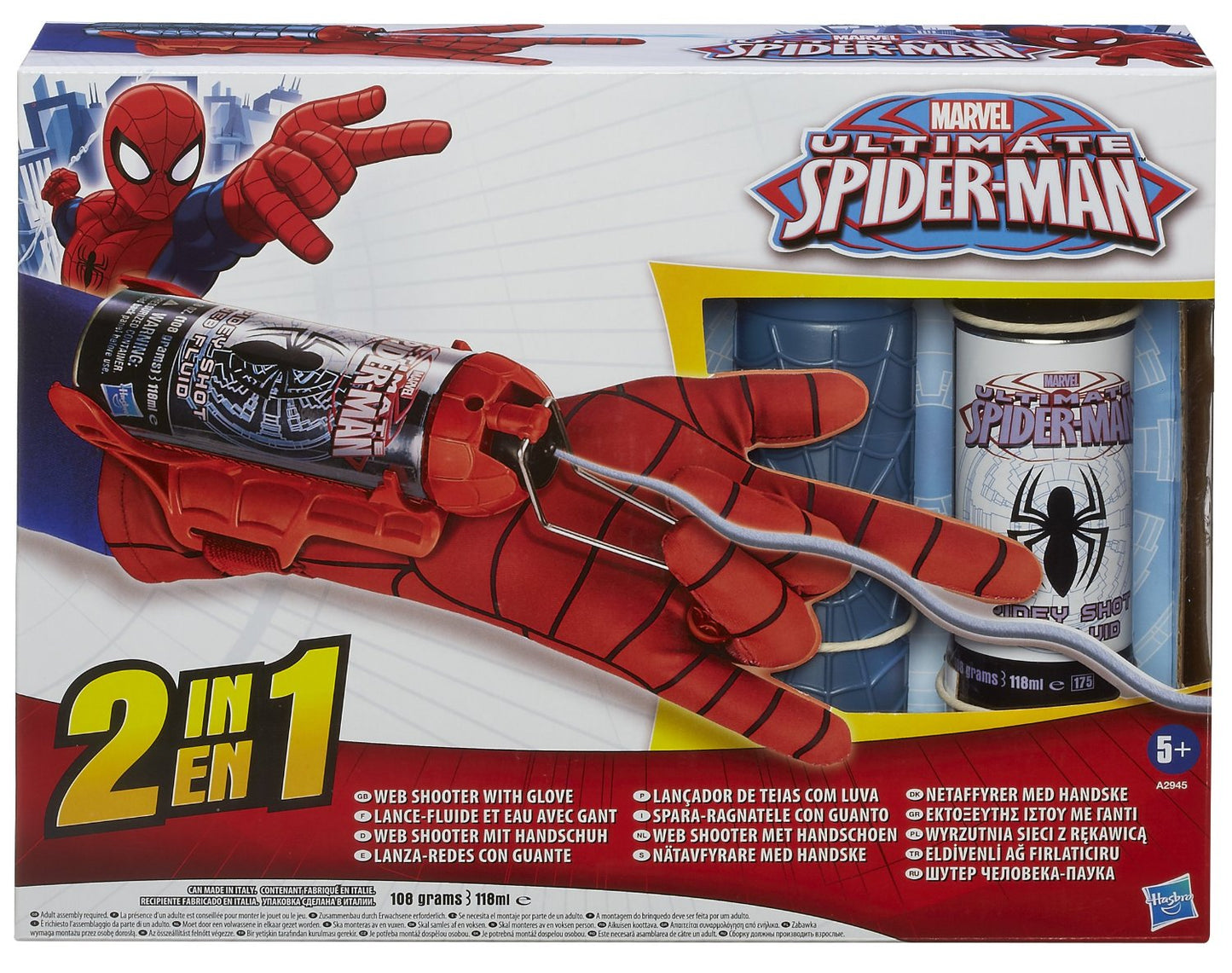 SPARARAGNATELA C/GUANTO SPIDERMAN