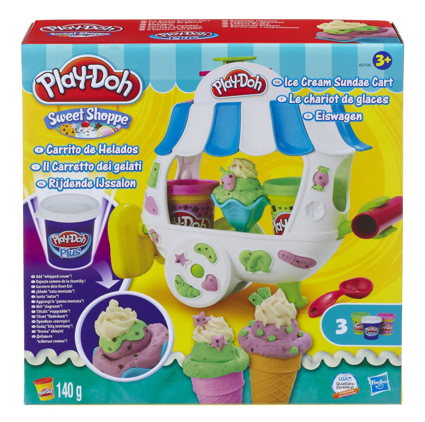 PLAYDOH SWEET CARRETTO DEI GELATI