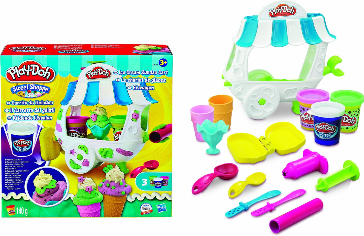 PLAYDOH SWEET CARRETTO DEI GELATI