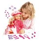 BAMBOLA BEATRICE CM.45 CANTA CHIACC