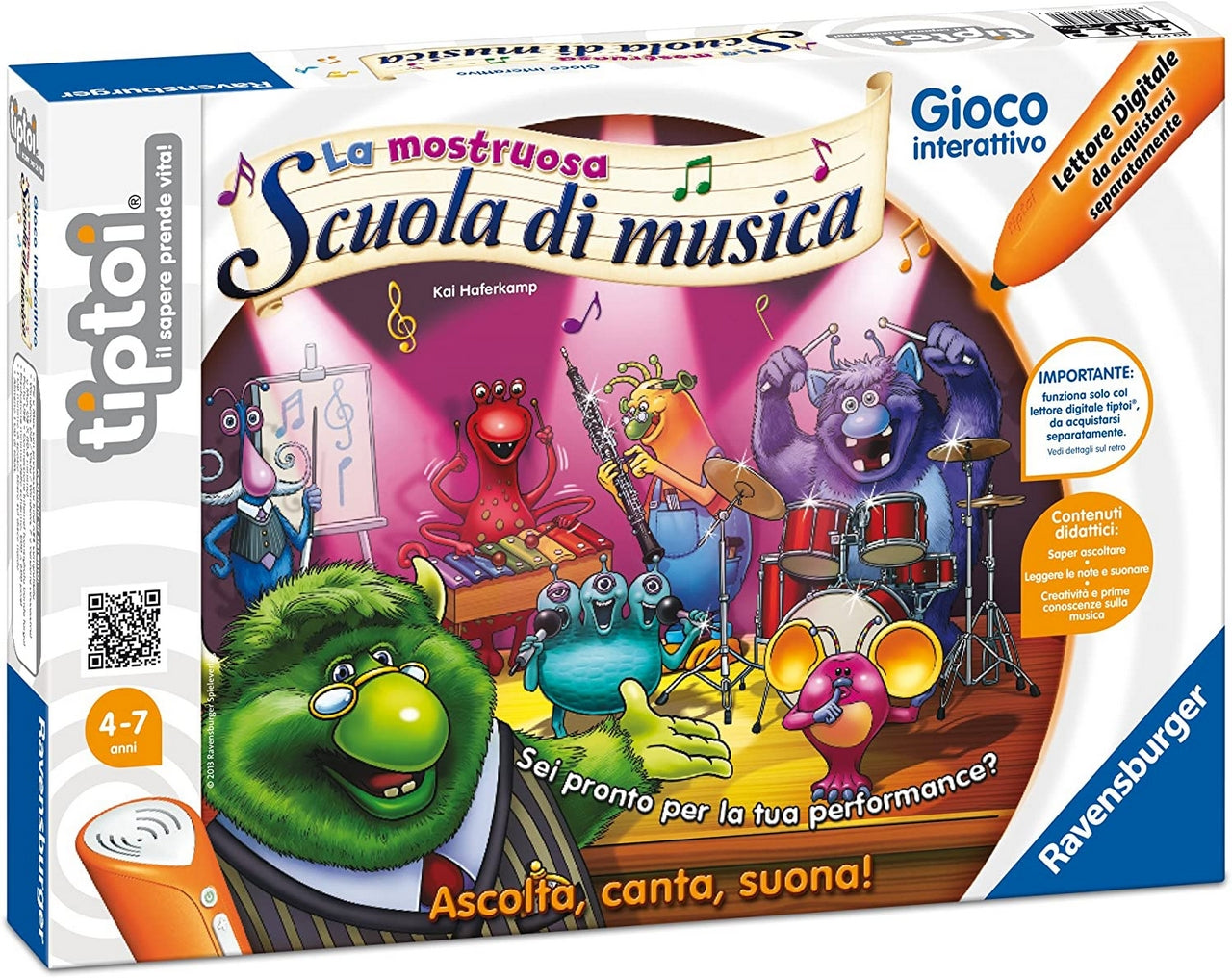 TIPTOI GIOCO MOSTRUOSA SCUOLA MUSIC
