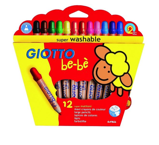 SUPER LAVABILI GIOTTO BEBE' 12 PZ
