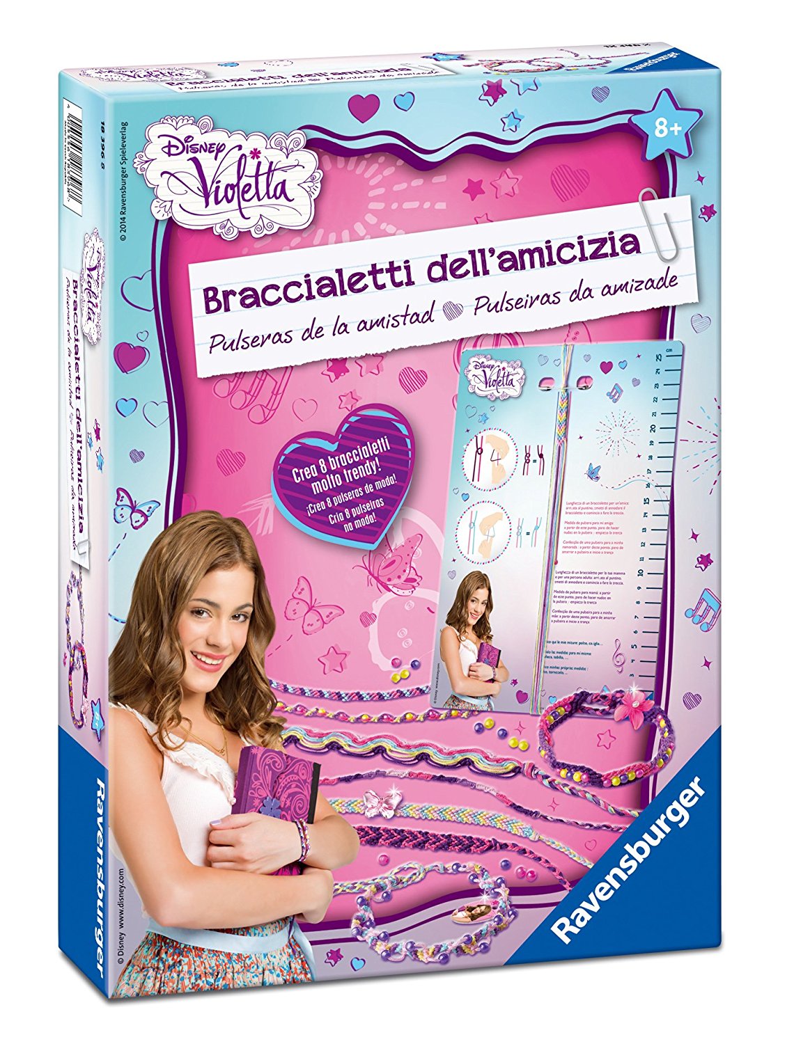 VIOLETTA BRACCIALETTI DELL'AMICIZIA
