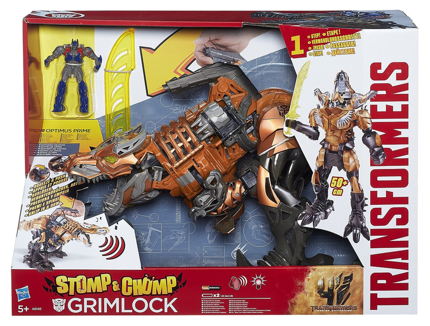 TRANSFORMERS MV4 GRIMLOCK STAMP/CHA