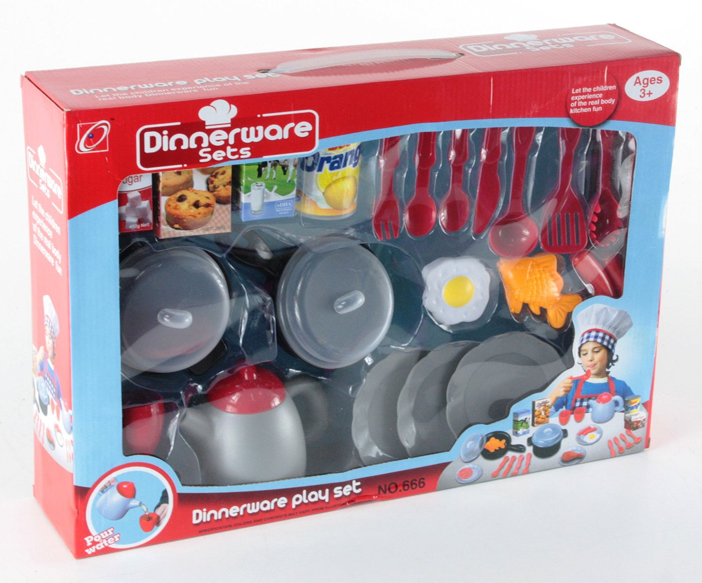 SET CUCINA CON PENTOLE CM.46