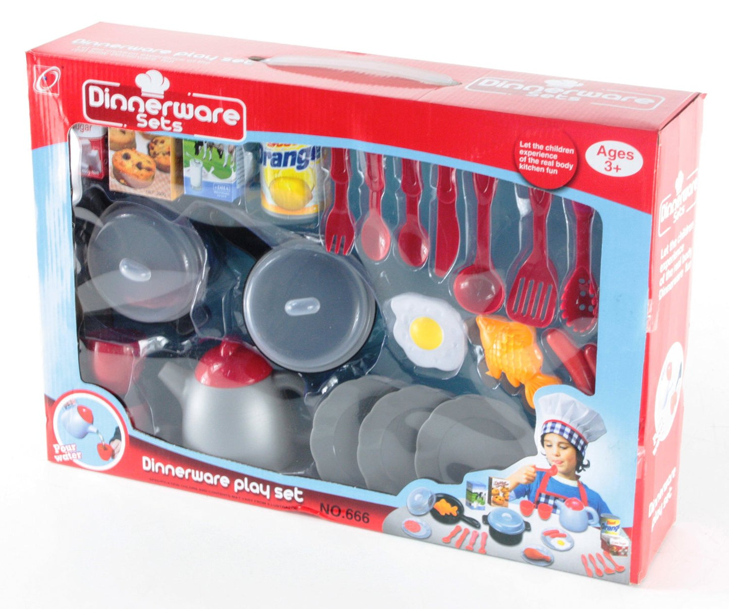 SET CUCINA CON PENTOLE CM.46