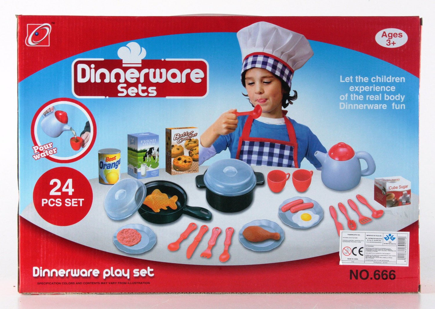 SET CUCINA CON PENTOLE CM.46