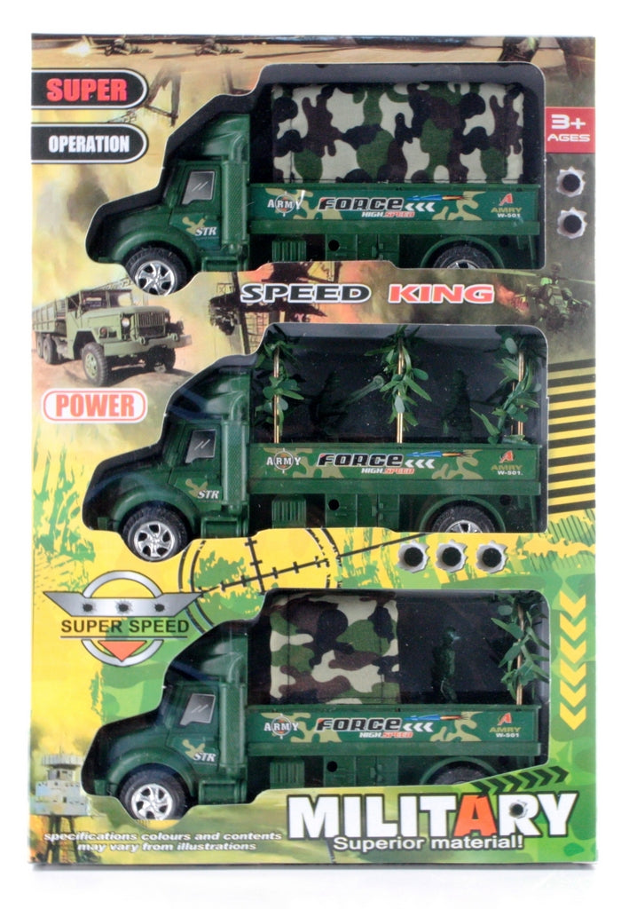 SET 3 CAMION MILITARI FRIZIONE