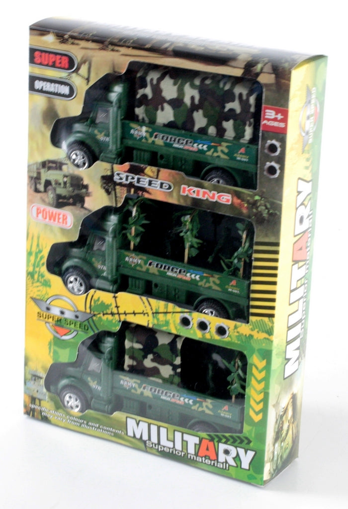 SET 3 CAMION MILITARI FRIZIONE