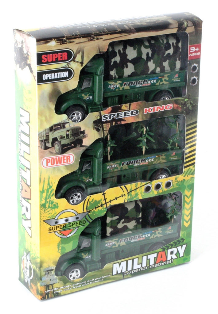 SET 3 CAMION MILITARI FRIZIONE