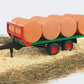 RIMORCHIO CON 8 BALLE FIENO ROTONDE