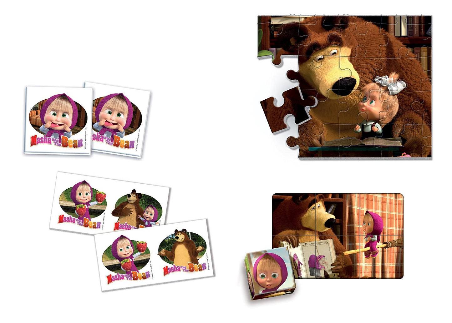 EDUKIT 4IN1 MASHA AND THE BEAR