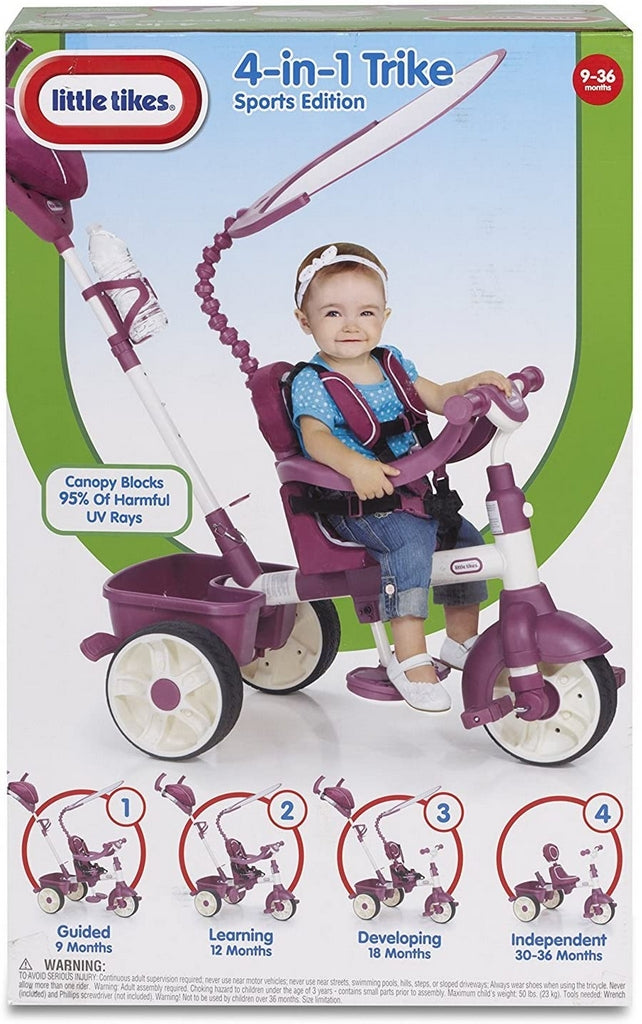 TRICICLO 4 IN 1 LITTLE TIKES