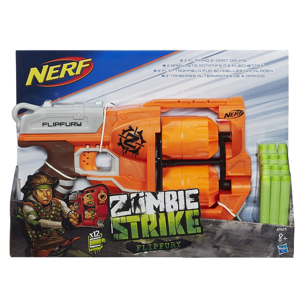 NERF ZOMBIE FLIP FURY