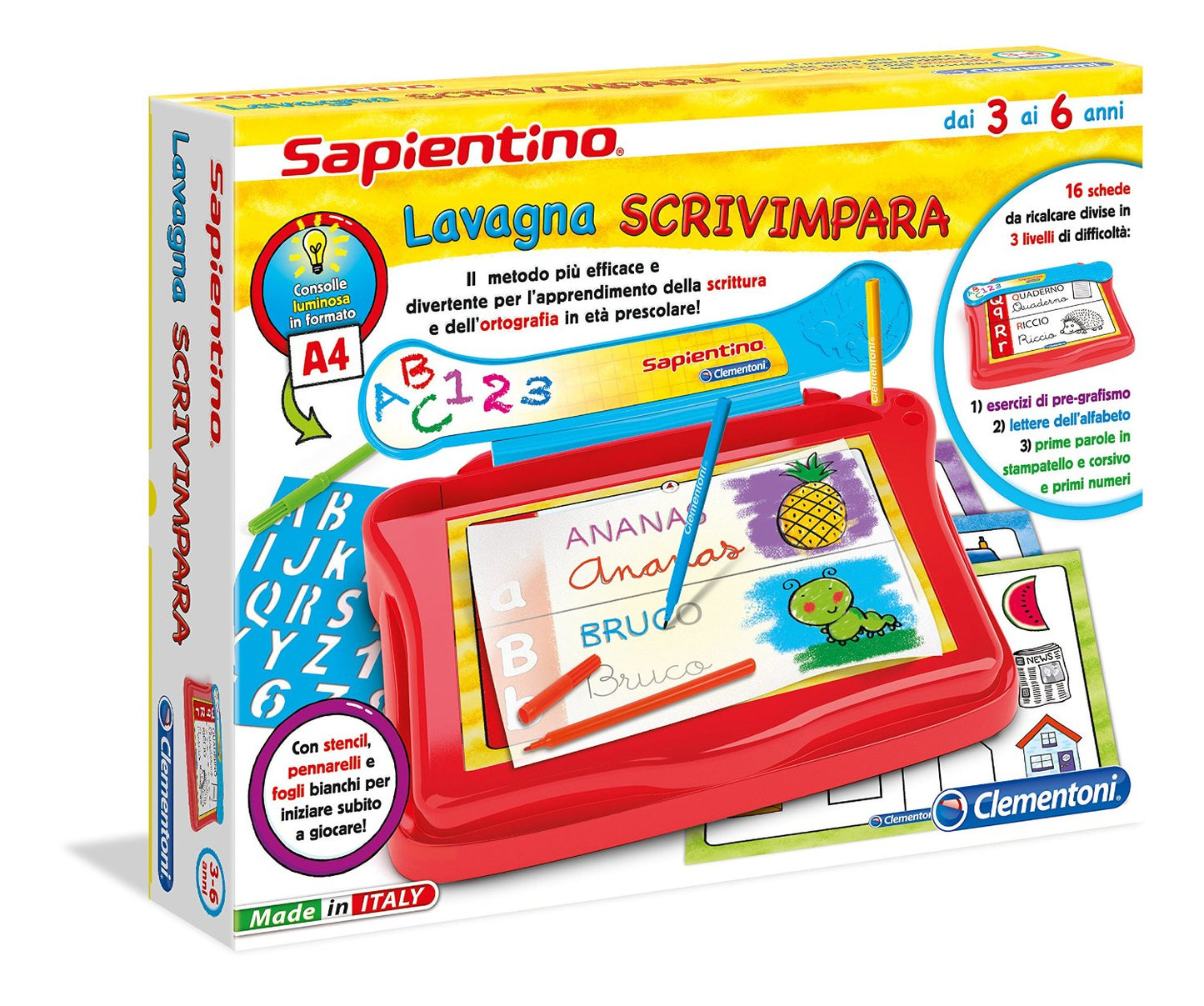 LAVAGNA SCRIVIMPARA SAPIENTINO