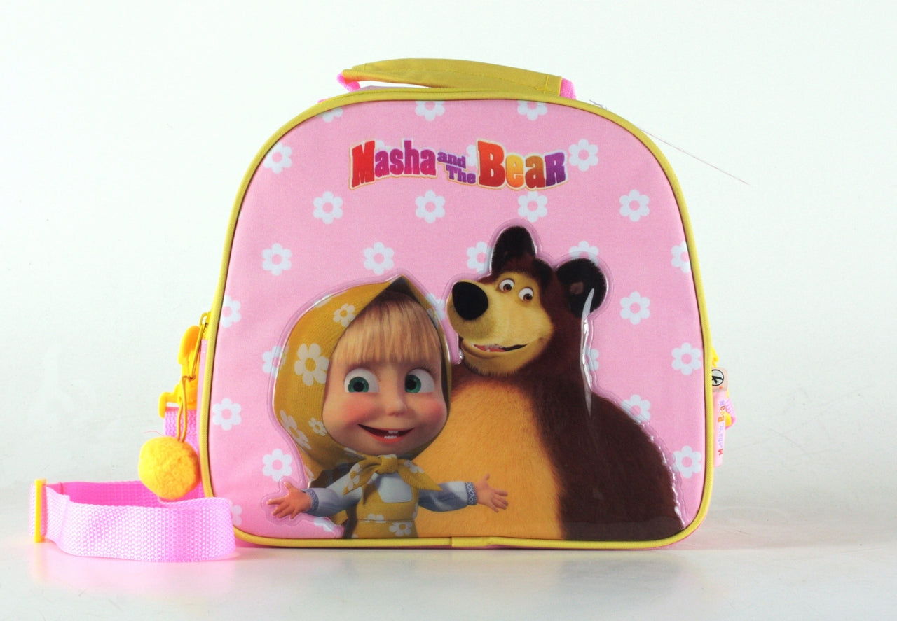 LUNCH BAG MASHA E ORSO CM.26 ROSA