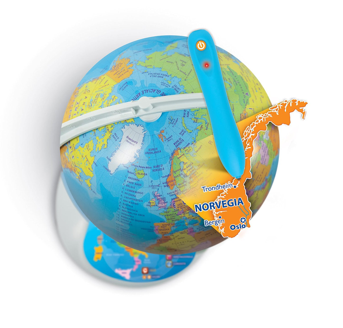 ESPLORAMONDO GLOBO ELETTRONICO 7+