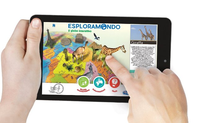 ESPLORAMONDO GLOBO ELETTRONICO 7+