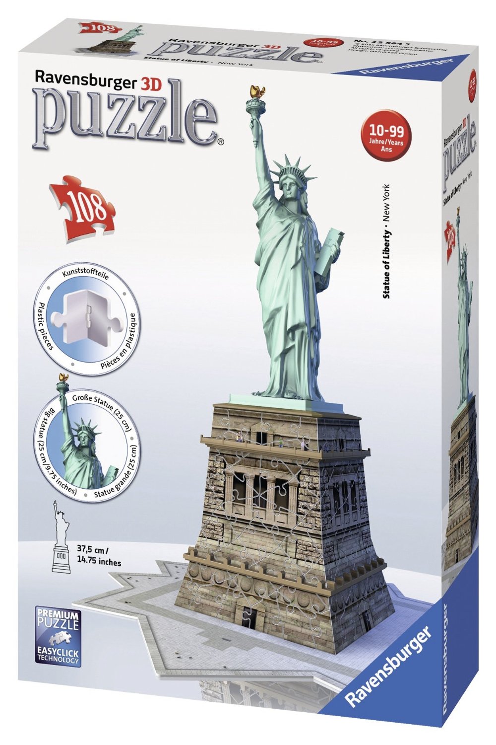 PUZZLE 3D STATUA DELLA LIBERTA'