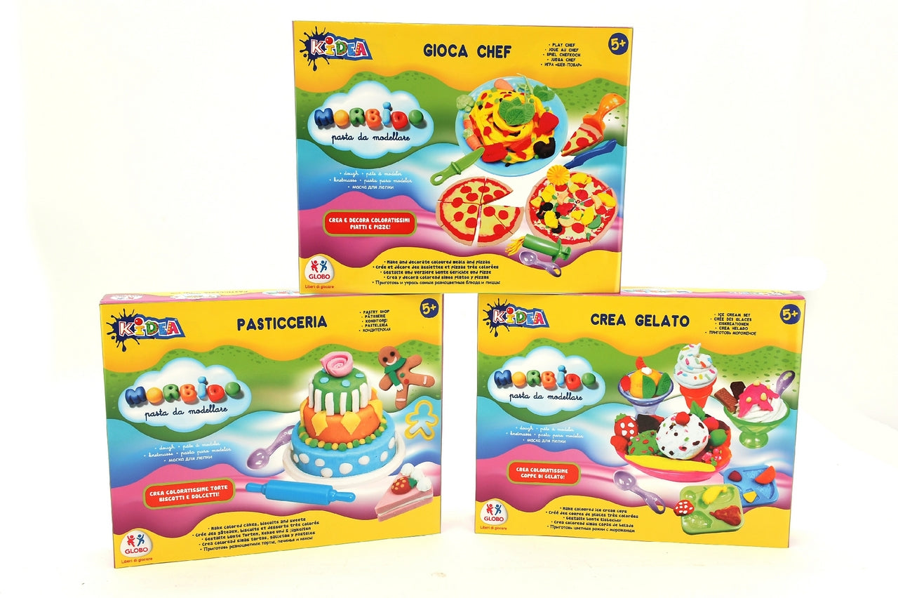 MORBIDO' SET PIZZA/TORTE/GELATO8X50