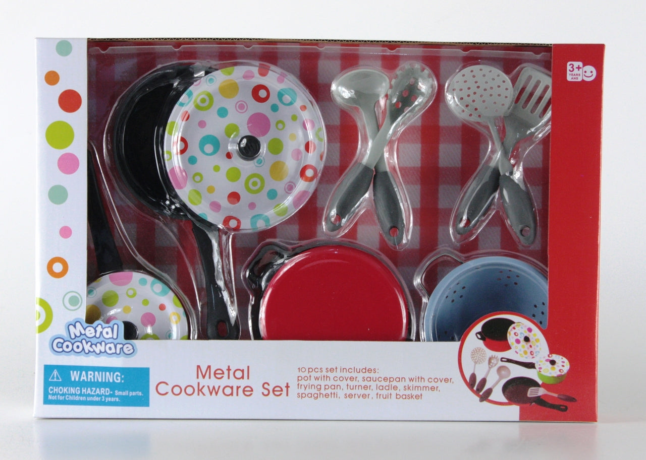 SET PENTOLE METALLO COLORATO