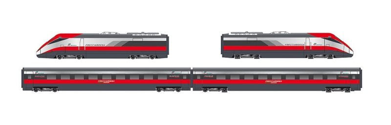 TRENO FRECCIAROSSA A BATTERIA 1/160