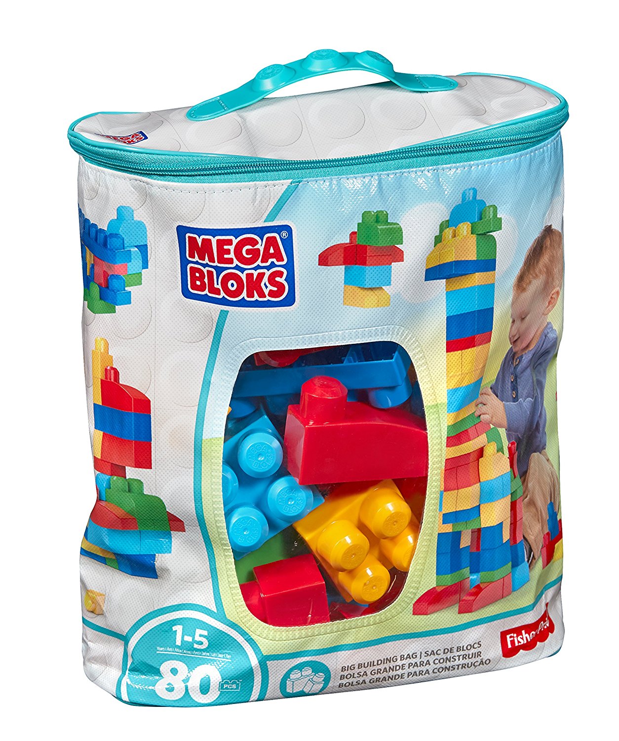 SACCA 80 PEZZI MEGABLOCK