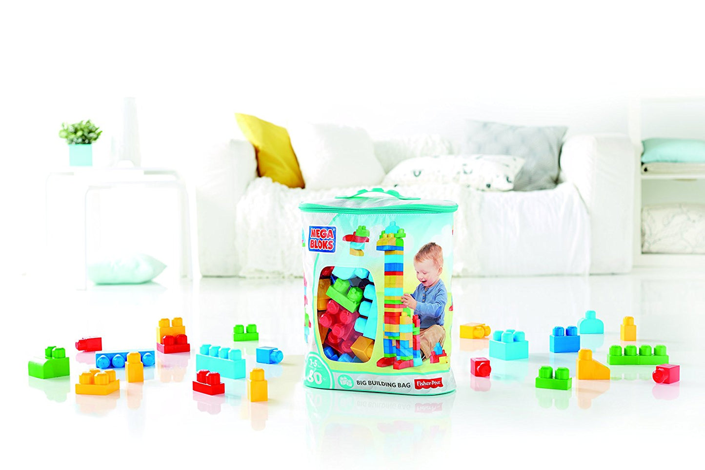SACCA 80 PEZZI MEGABLOCK