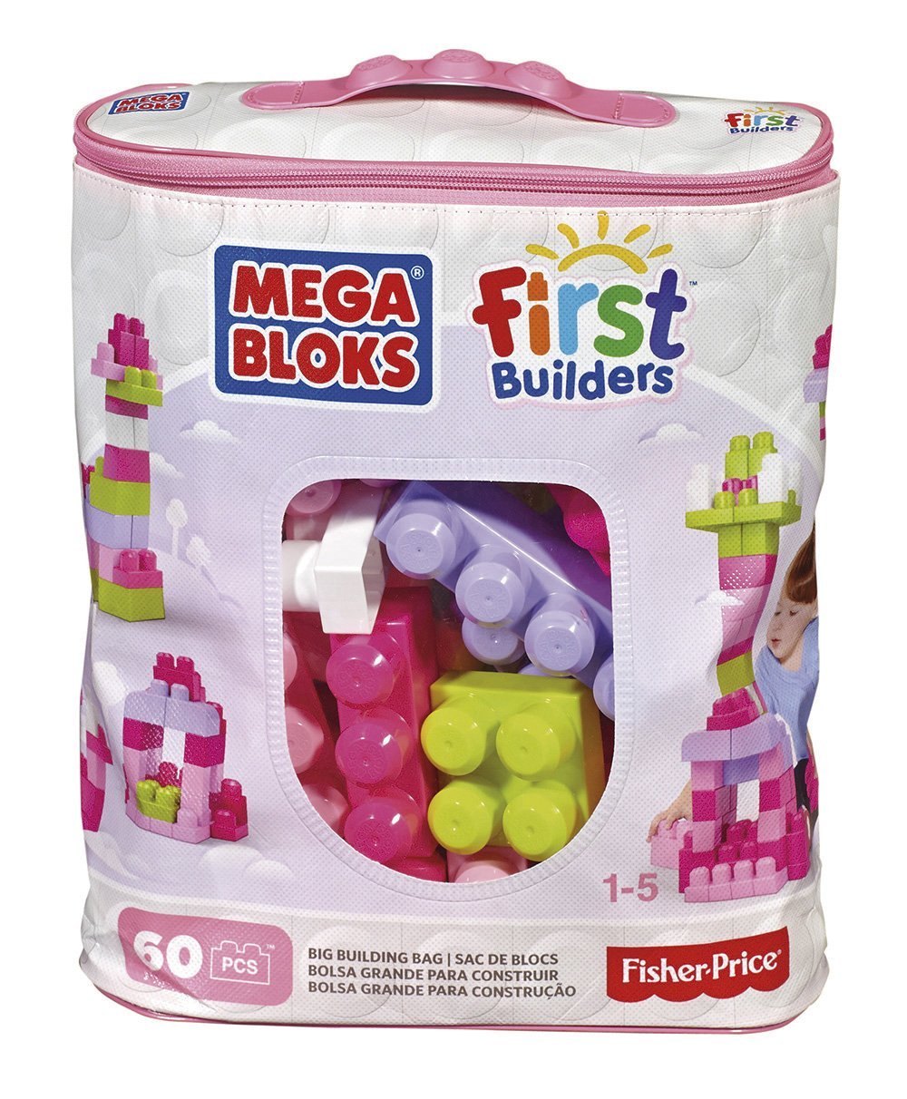 MEGA BLOKS SACCA MAXI 60PZ ROSA