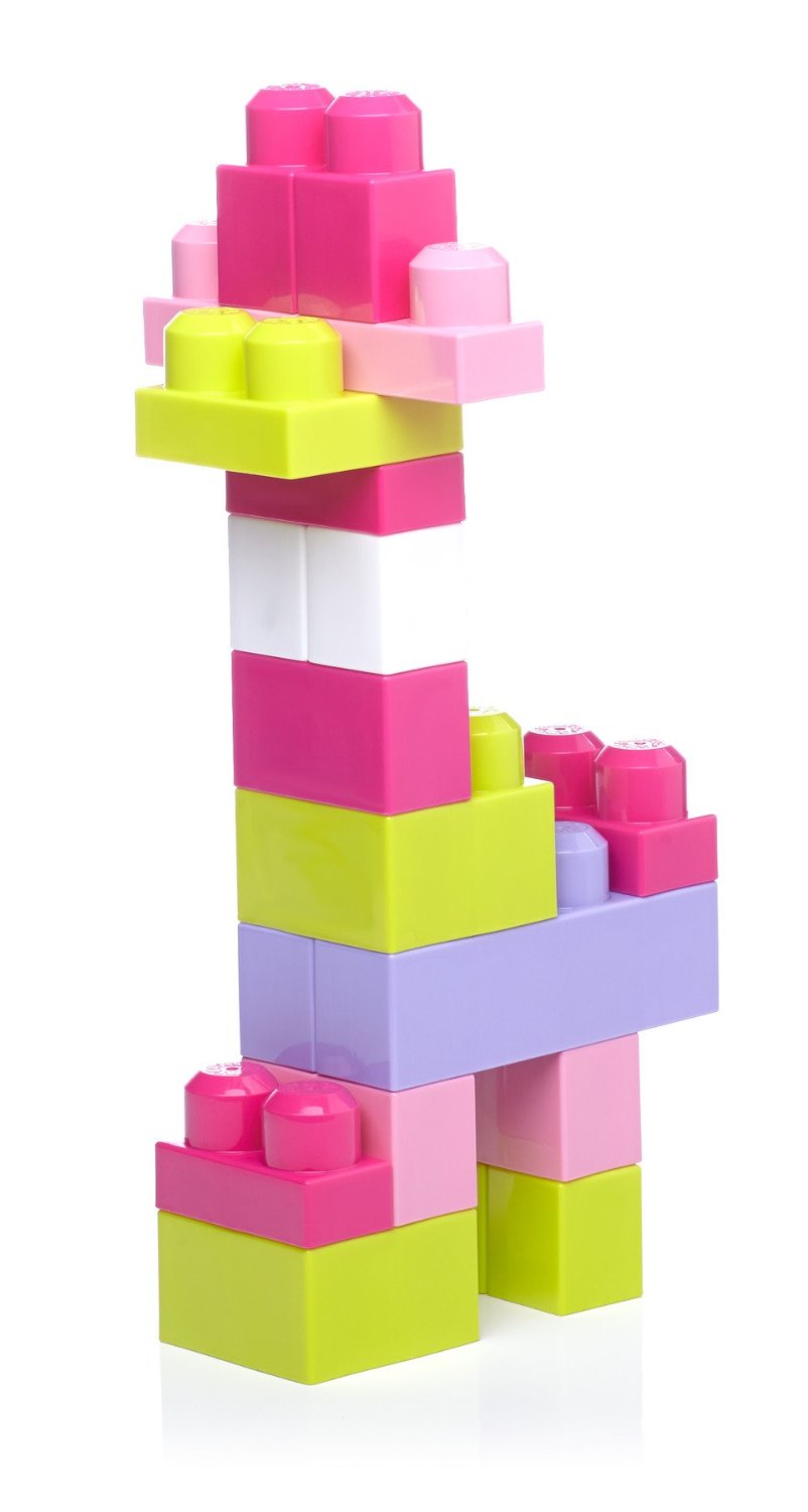 MEGA BLOKS SACCA MAXI 60PZ ROSA