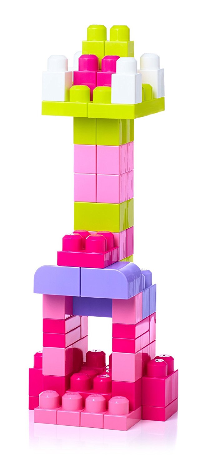 MEGA BLOKS SACCA MAXI 60PZ ROSA