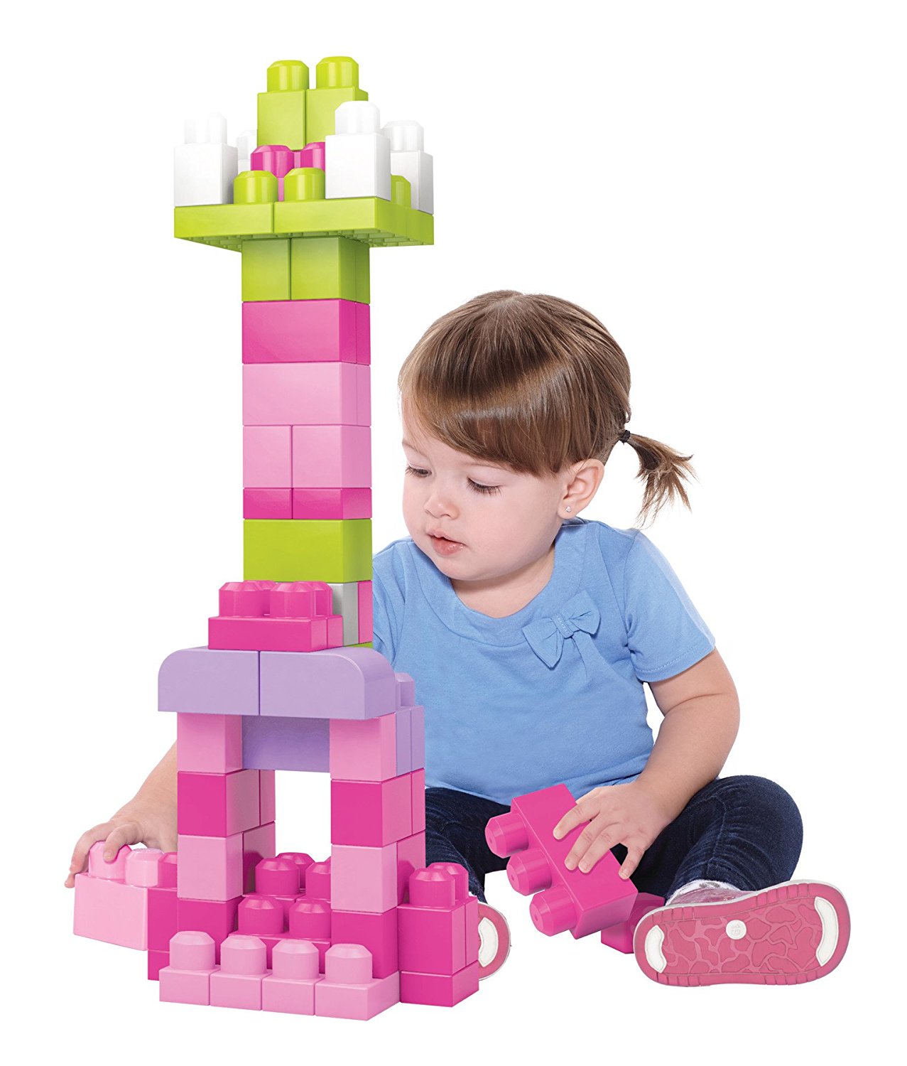 MEGA BLOKS SACCA MAXI 60PZ ROSA