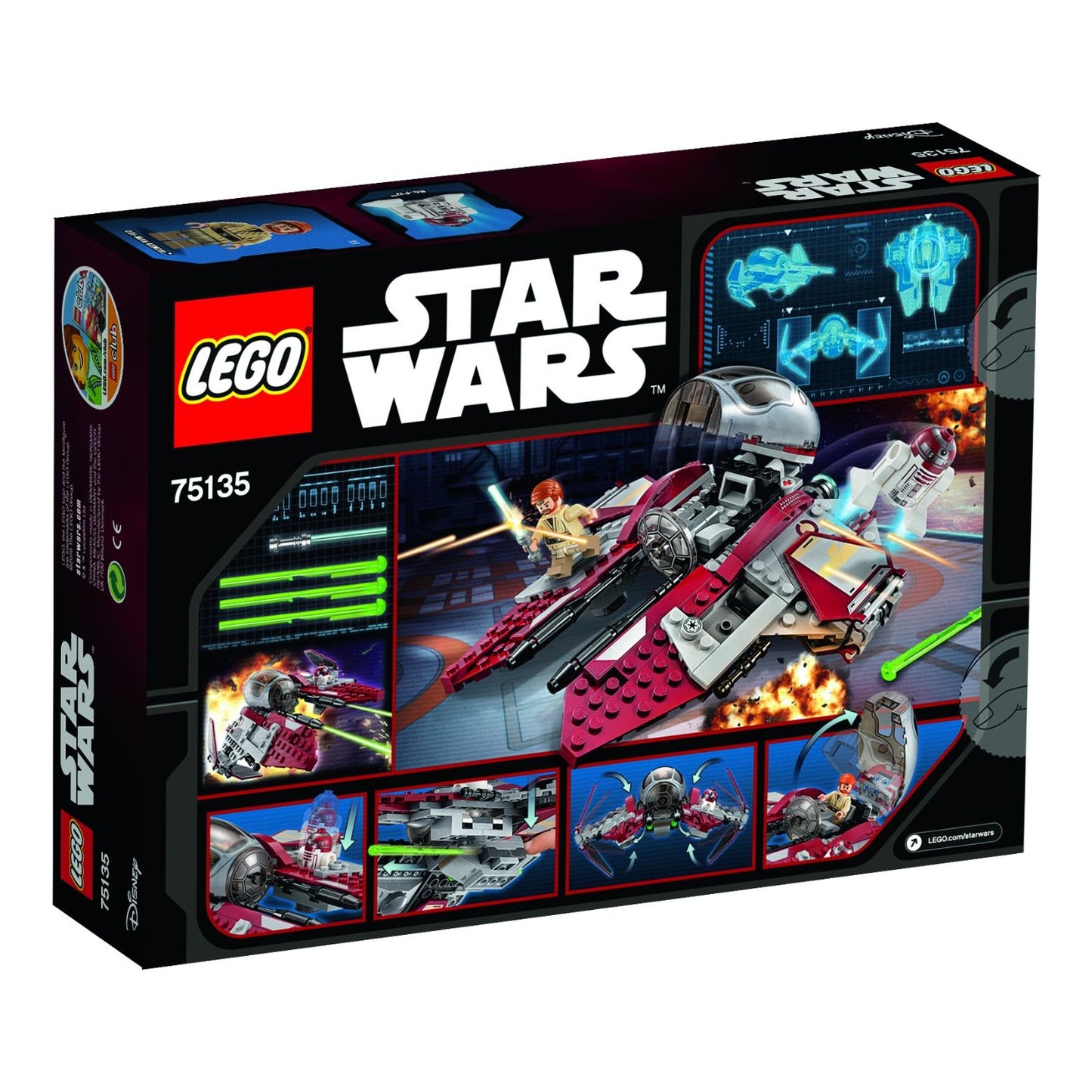 SW OBI-WAN'S JEDI INTERCEPTOR 75135