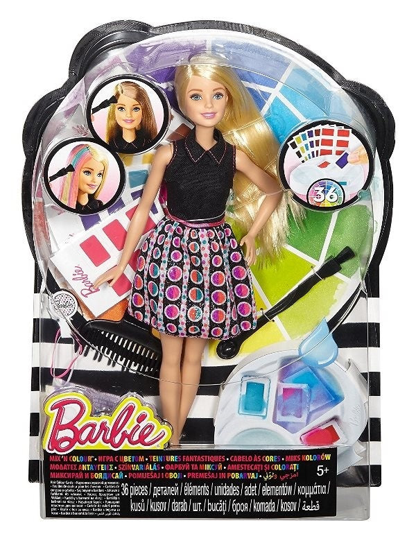 BARBIE ACCONCIATURE COLORATE
