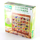 ALFABETIERE IN LEGNO 6 RIGHE