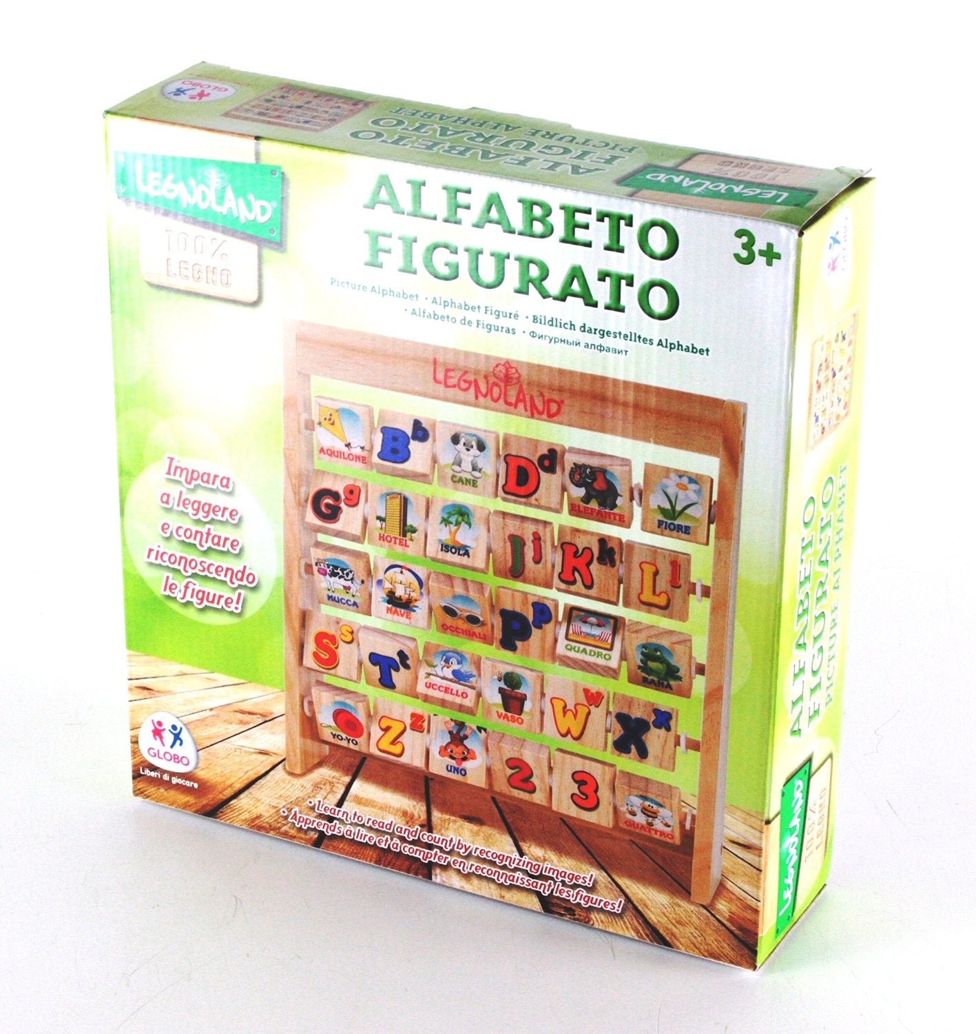 ALFABETIERE IN LEGNO 6 RIGHE