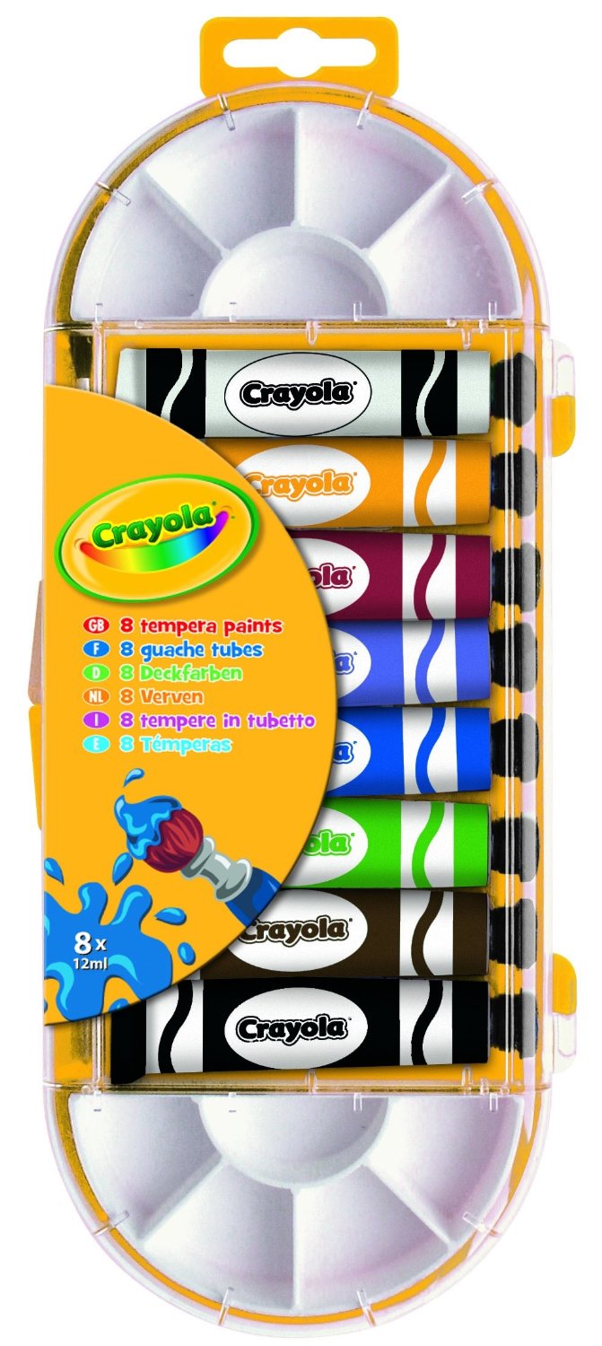 CRAYOLA 8 TEMPERE IN TUBETTO
