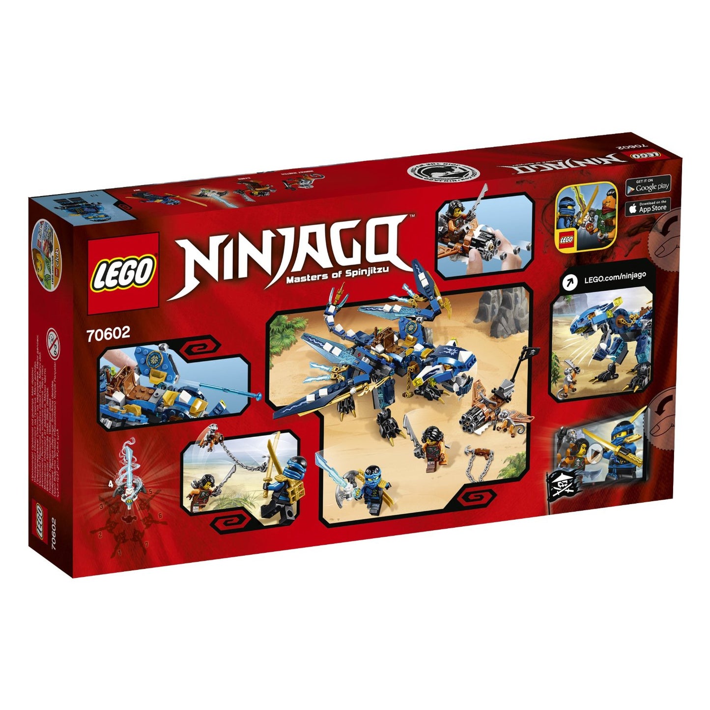 NINJAGO DRAGONE ELEM.D.JAY 70602