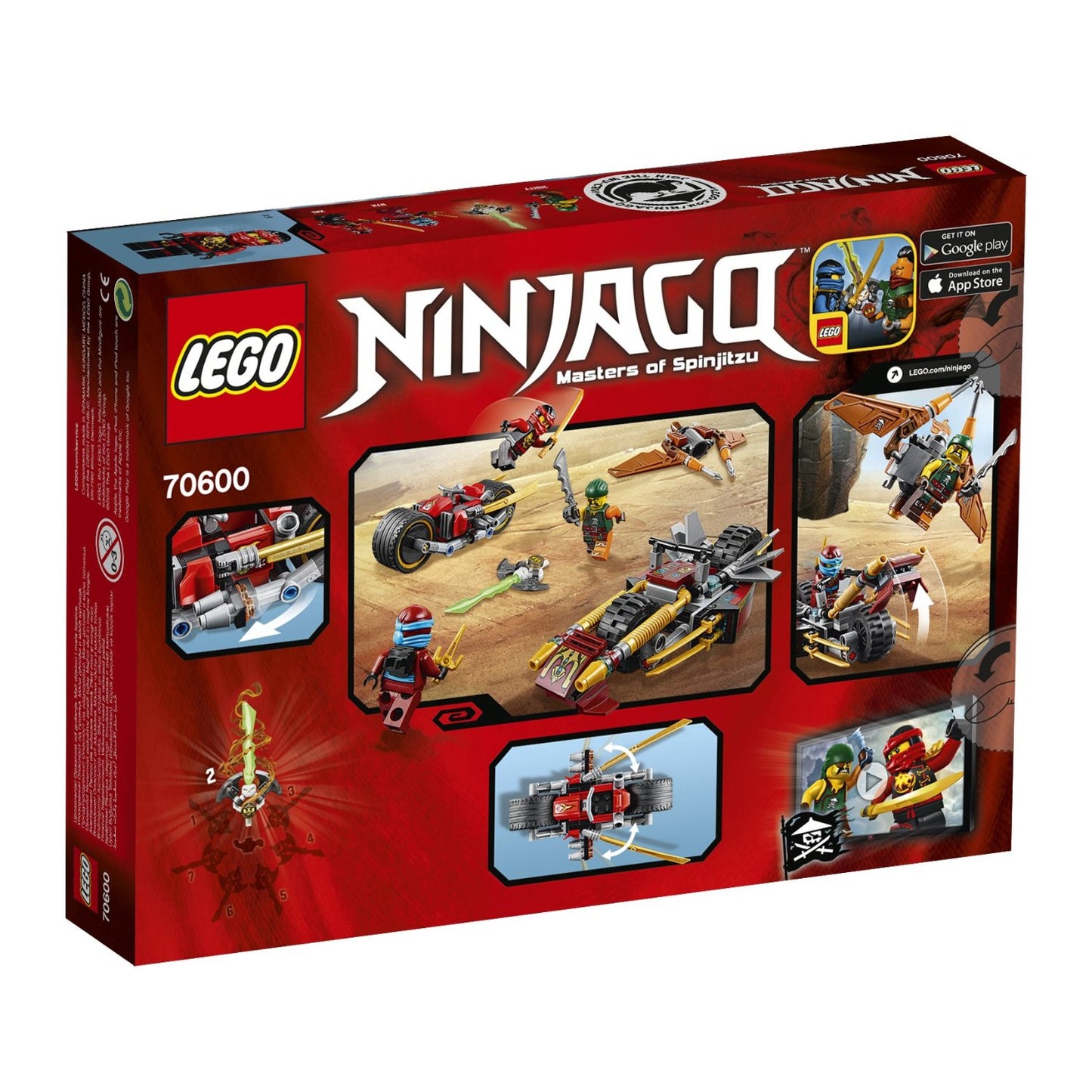 NINJAGO INSEG.SULLA MOTO D.N.70600