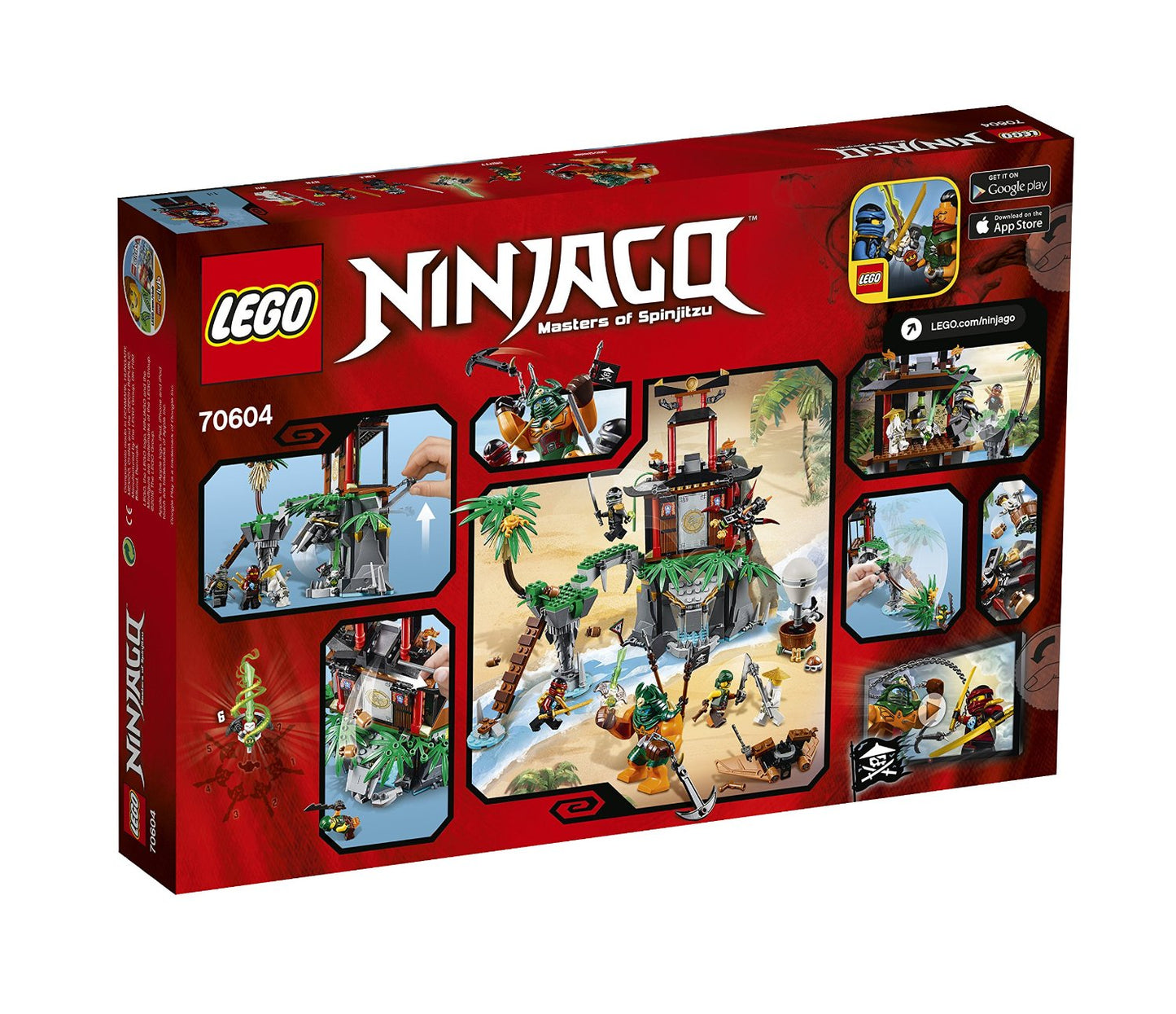NINJAGO ISOLA DI TIGER WIDOW 70604