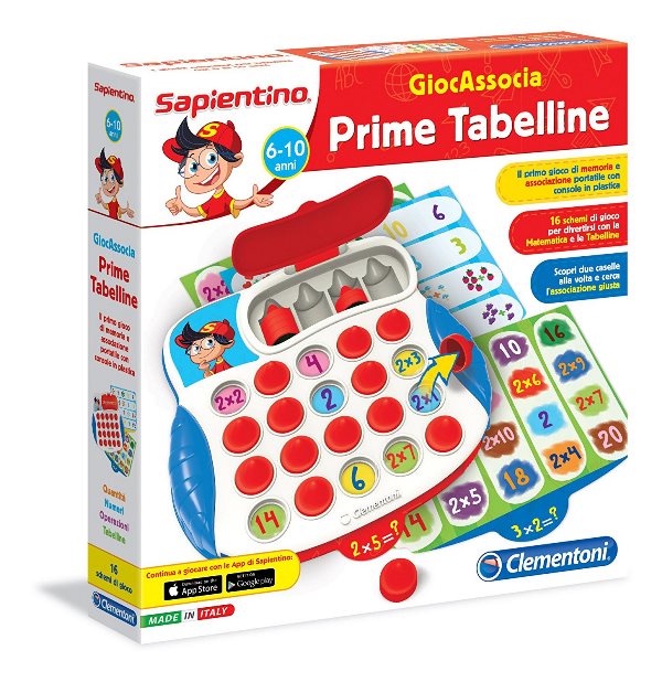 GIOCASSOCIA PRIME TABELLINE